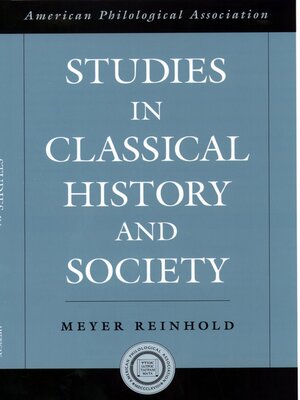 cover image of Studies in Classical History and Society
